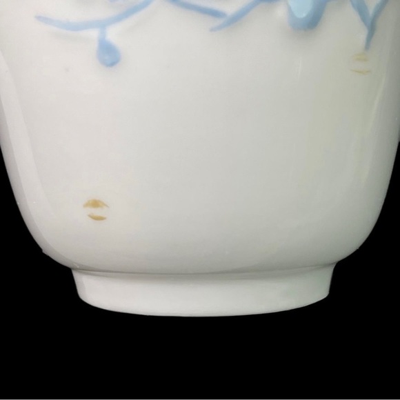 SPODE Antique Bone China Cups And Saucers Geisha Light Blue Blanche de Chine - Picture 12 of 13